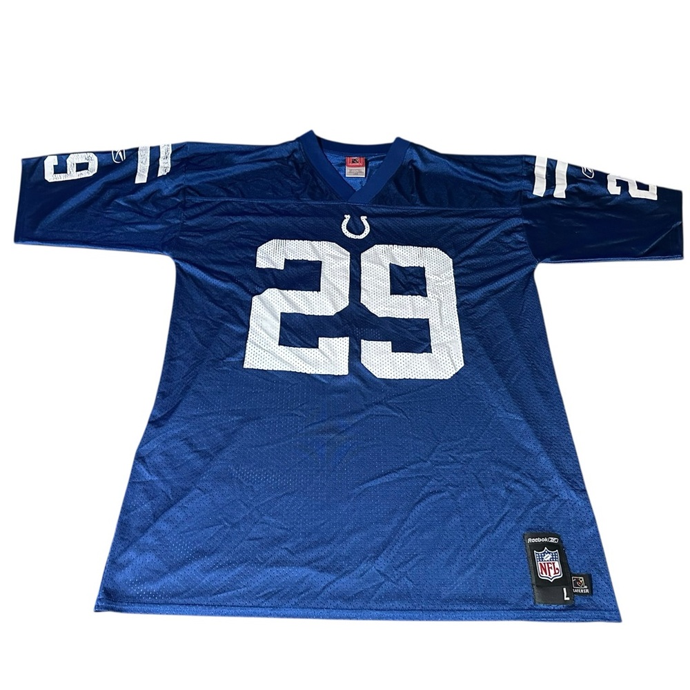 Reebok Men‎ Indianapolis Colts Joseph Adai Home Jersey Sz Large